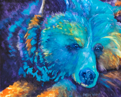Bear with Blue Nose