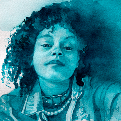 Girl in Blue