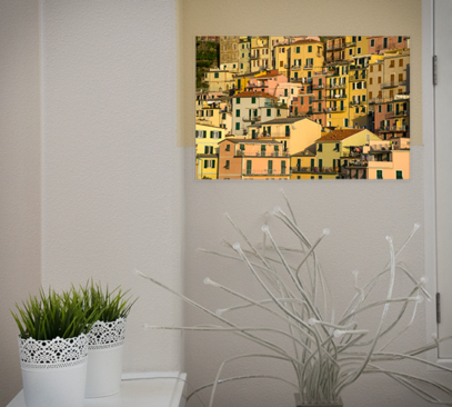 Cinqueterre mounted on wall