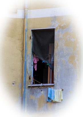 laundry from balcony