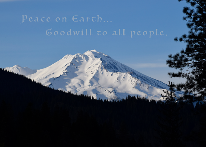 Shasta Peace on Earth Holiday Card