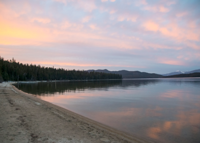 Sunset Priest Lake